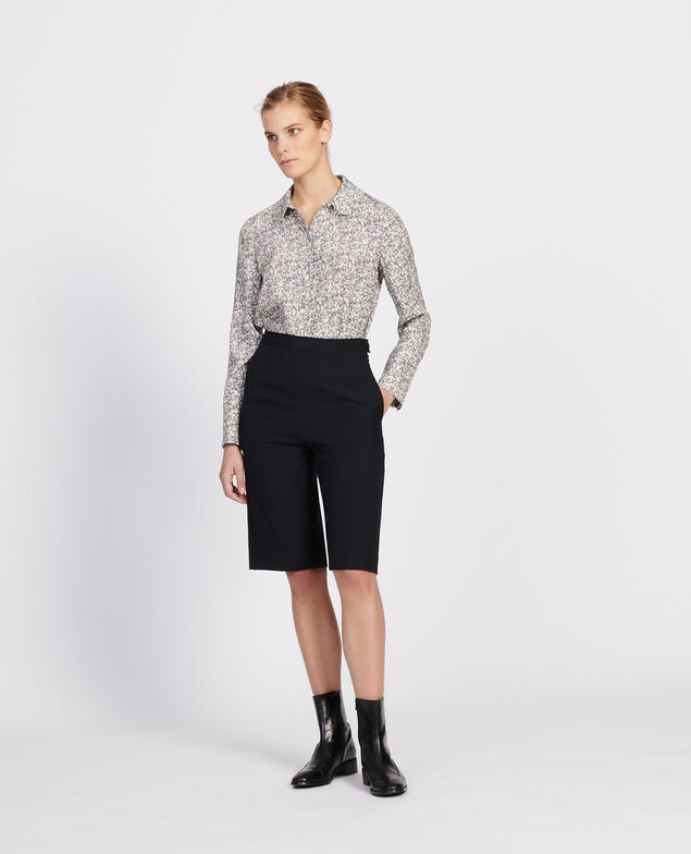 Camisa con estampados Feuillage off white
