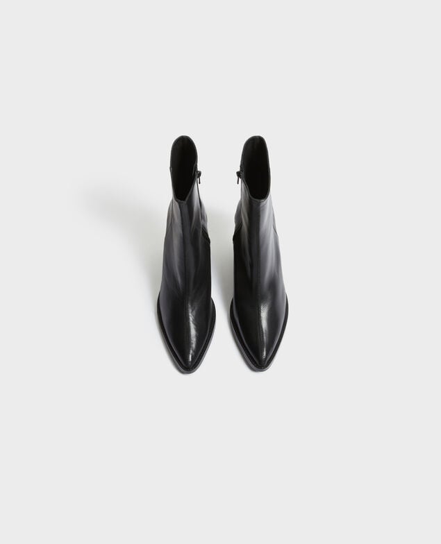 Botas camperas de cuero 8853 09 black