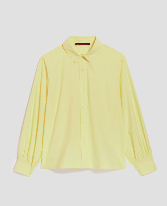 Camisa amplia de algodón H431 blazing yellow