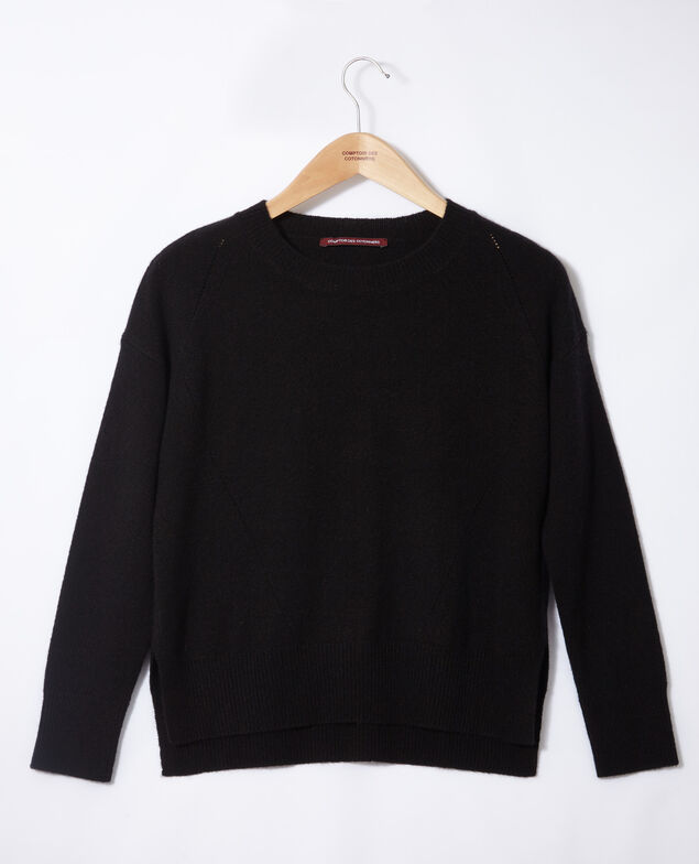 Jersey de cachemir Noir