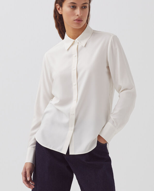 SIBYLLE - Camisa fluida H013 gardenia
