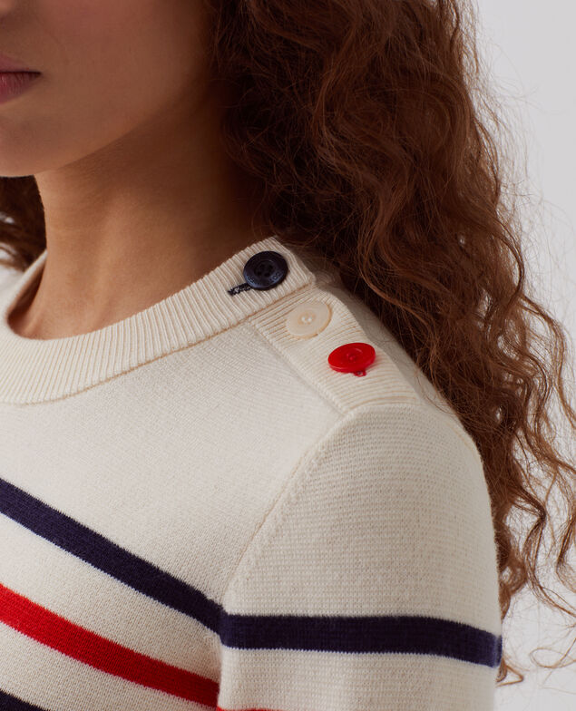 MADDY - Jersey marinero de lana merina H004 st_tricolore