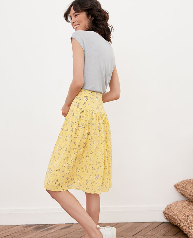 Falda longitud midi Lillybell lemon