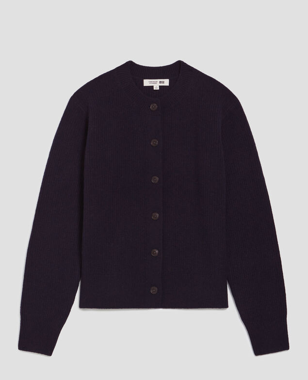 Cárdigan de lana U690 navy