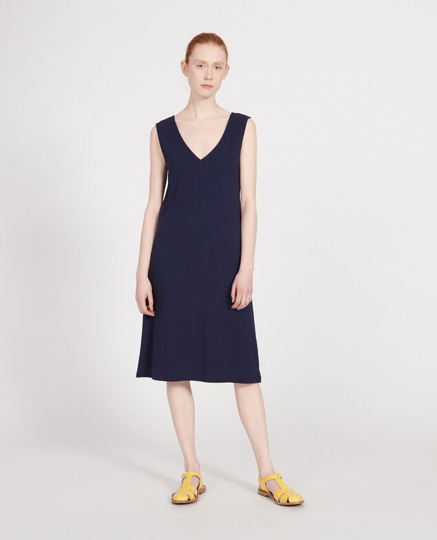 Vestido de algodón Maritime blue