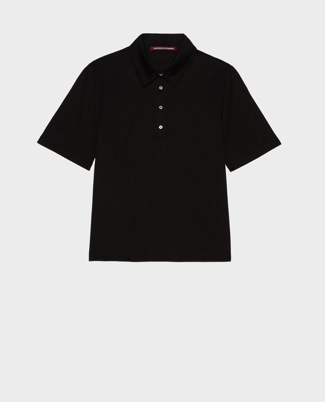 Polo de algodón egipcio Black beauty