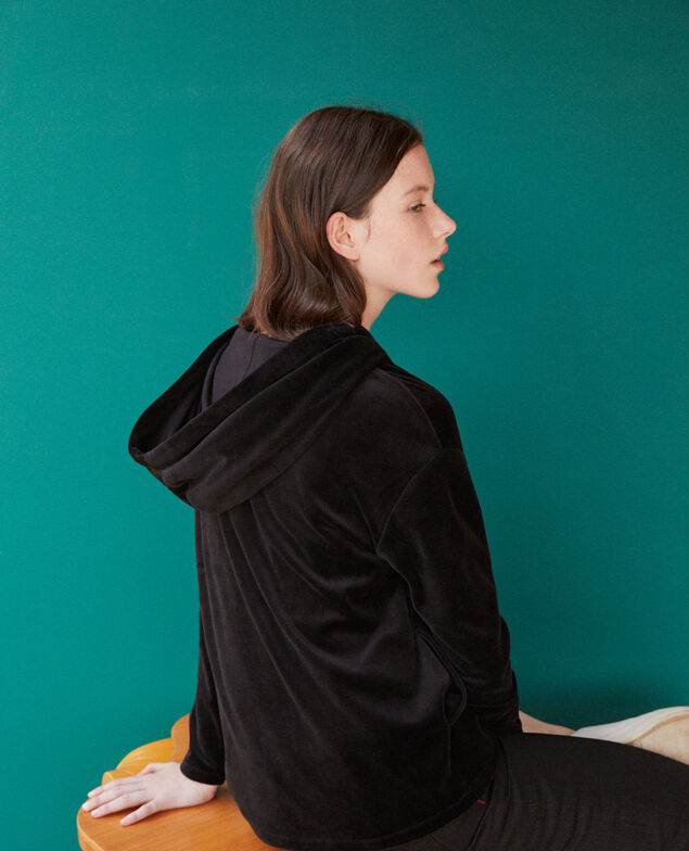 Sudadera con capucha Negro