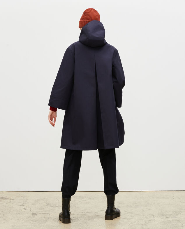 Parka larga con capucha Night sky