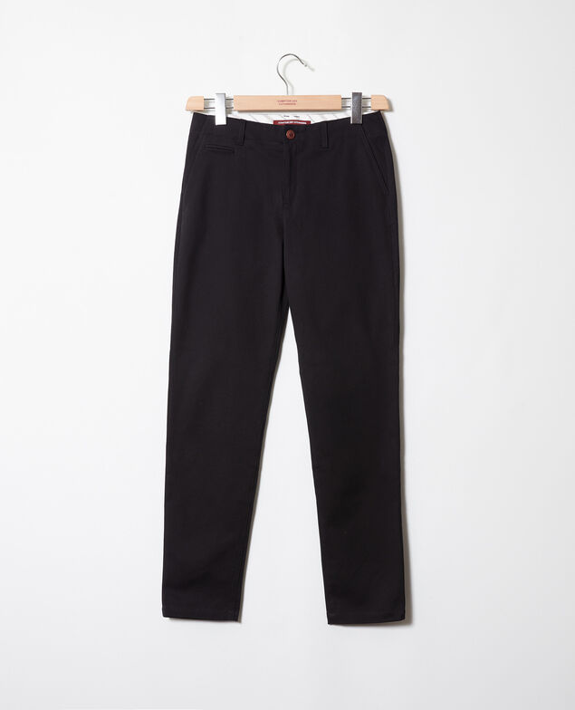 Pantalones chinos de tela  Noir
