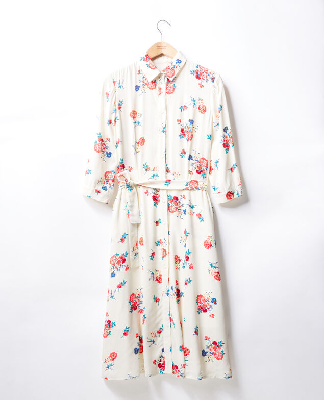 Vestido midi Blanco