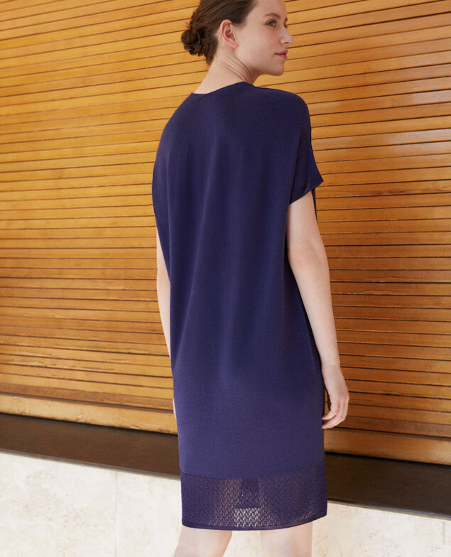 Vestido de punto sin costuras Medieval blue