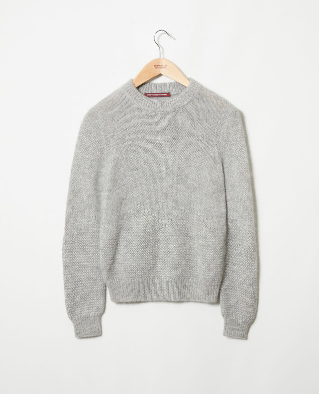 Jersey de punto fantasía Medium grey