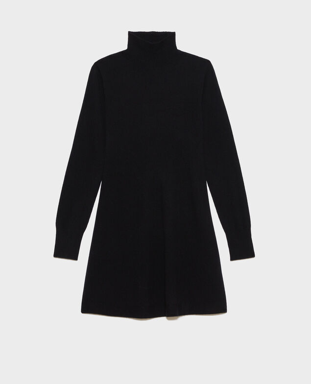 Vestido corto de cachemir 3D Black beauty