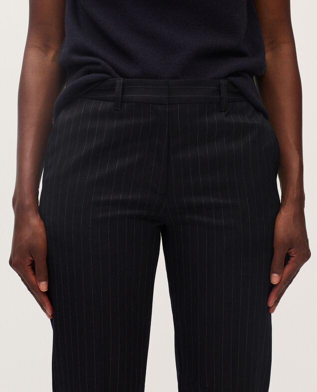 Pantalón cigarette de lana K690 st navy