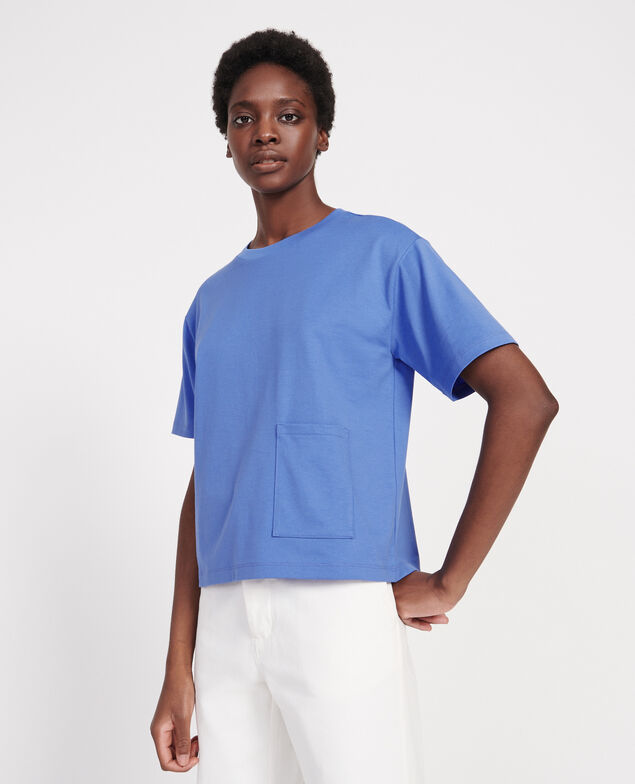 Camiseta oversize de algodón mercerizado Persian jewel