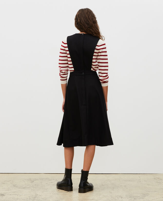 Vestido pichi de lana Black beauty