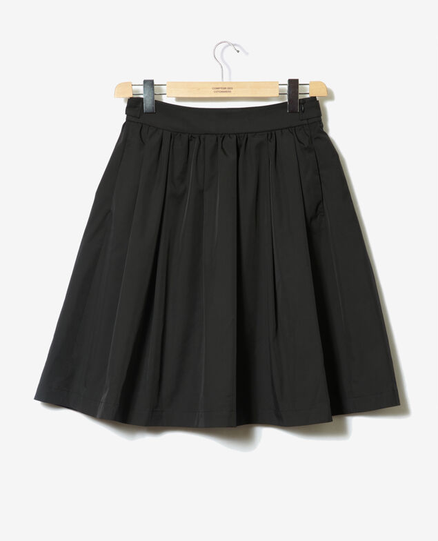 Falda patinadora Negro