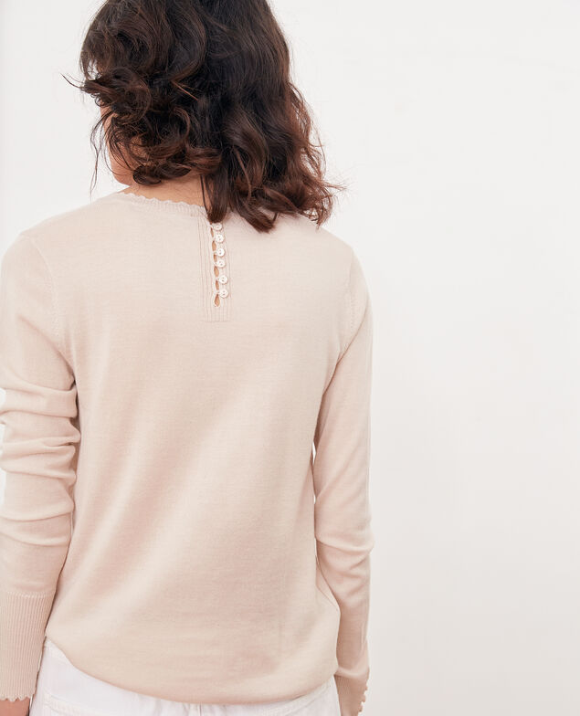Jersey fino de lana Biscuit
