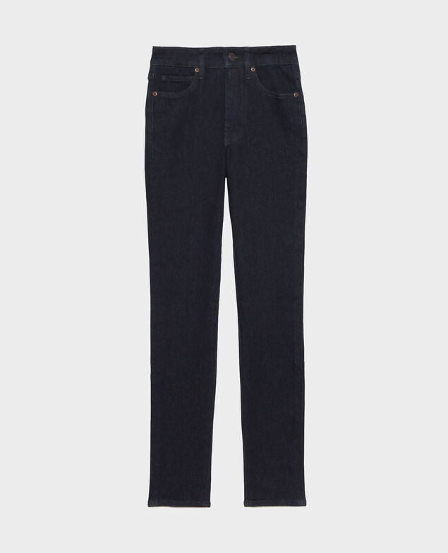 DANI - SKINNY - Jeans talle alto Dark indigo