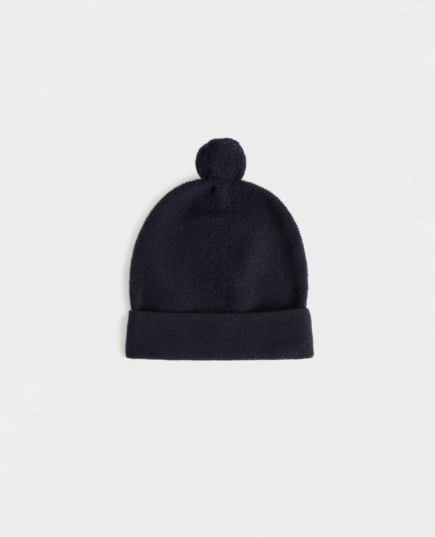 Gorro de cachemir con pompón Night sky