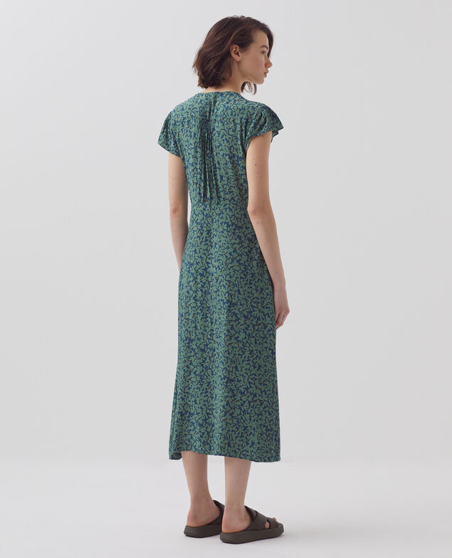 LUDIVINE - Vestido estampado fluido H642 petal majolica
