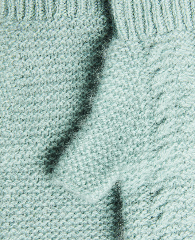 Manoplas de cachemir Chinois green
