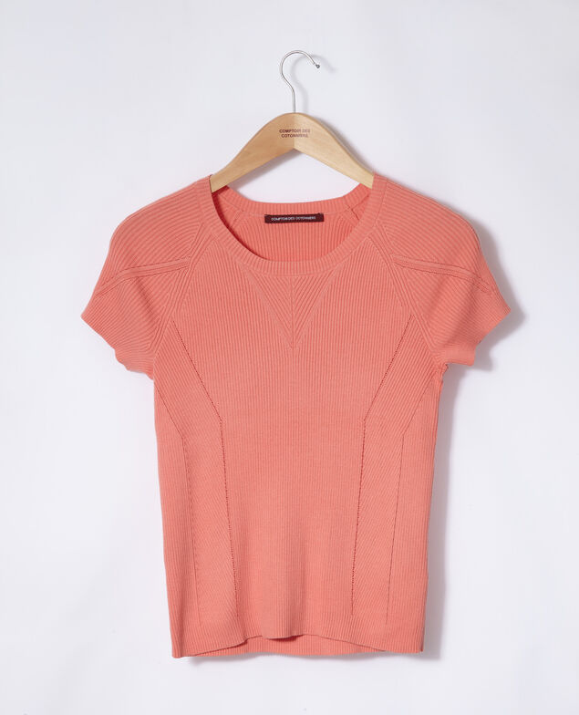 Jersey 100 % Algodón Burnt coral