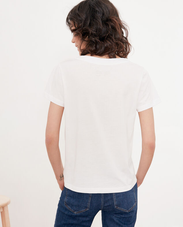 Camiseta Léon Off white