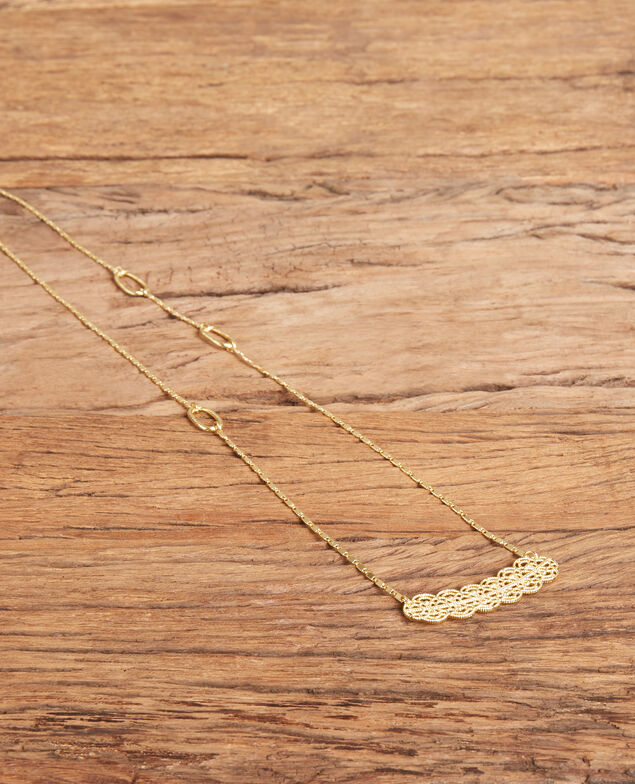 Collar largo de fantasía Gold