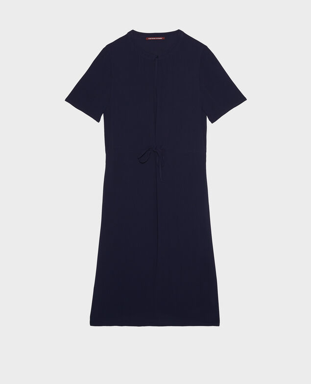 Vestido recto y fluido Maritime blue