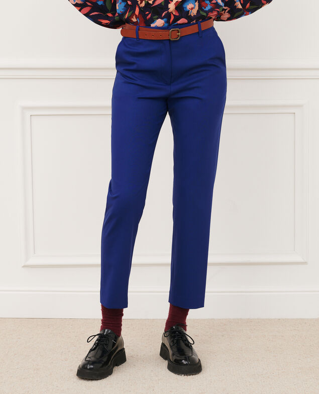 MARGUERITE - Pantalón cigarette 7034 64_blue