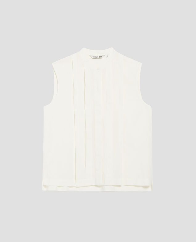 Blusa sin mangas H013 gardenia
