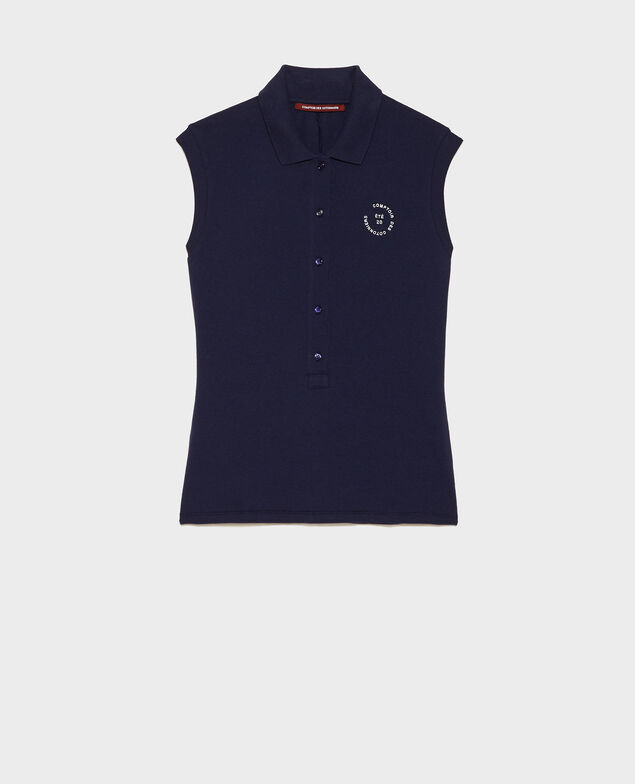 Polo de algodón Maritime blue