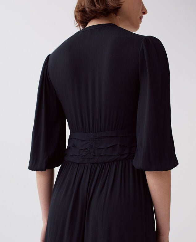 Vestido largo fluido H695 night sky