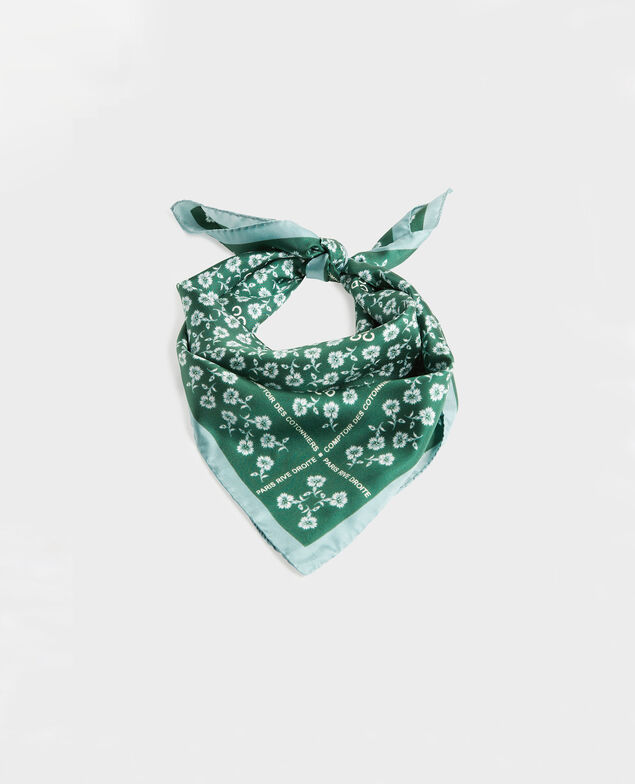 Foulard cuadrado de seda Rain forest