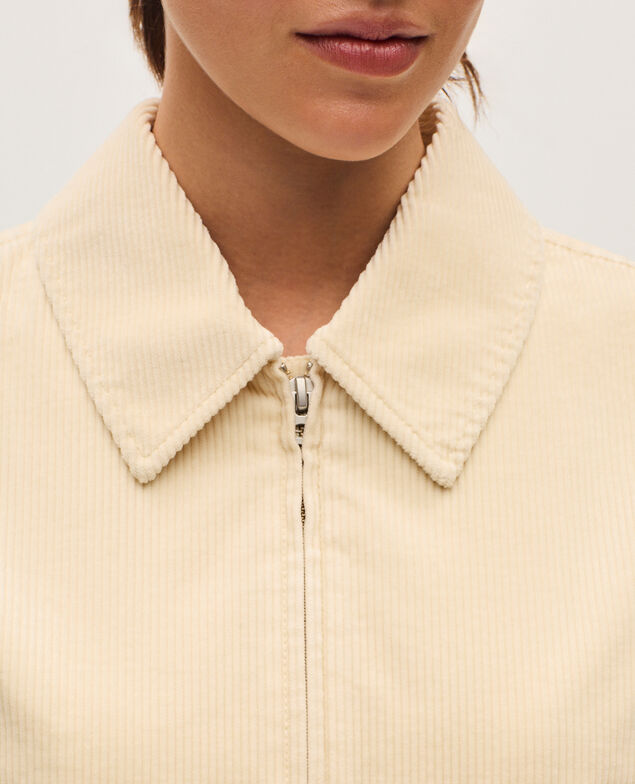 Cazadora de pana U010 off white