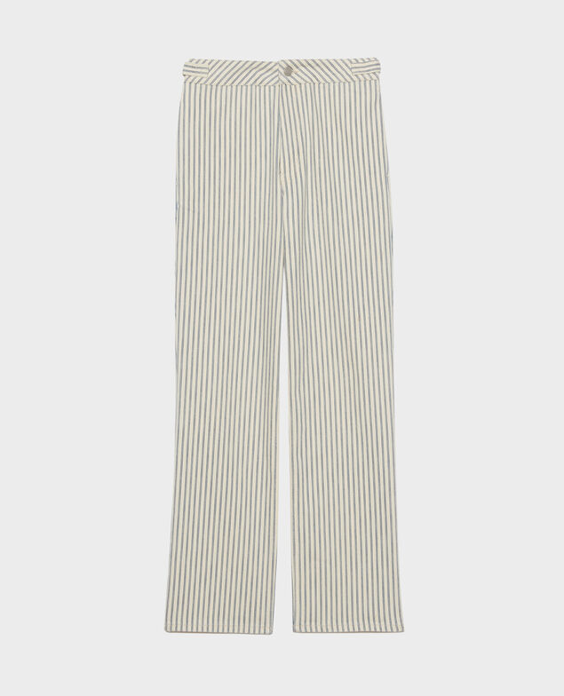 REGULAR - Pantalón de tela denim rayada Indigo stripe