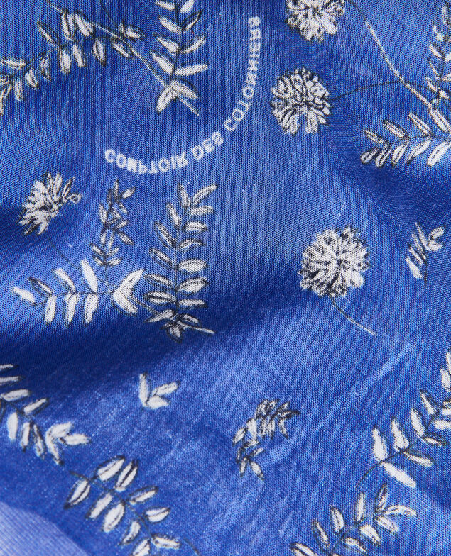 Bandana de algodón estampado Royal blue