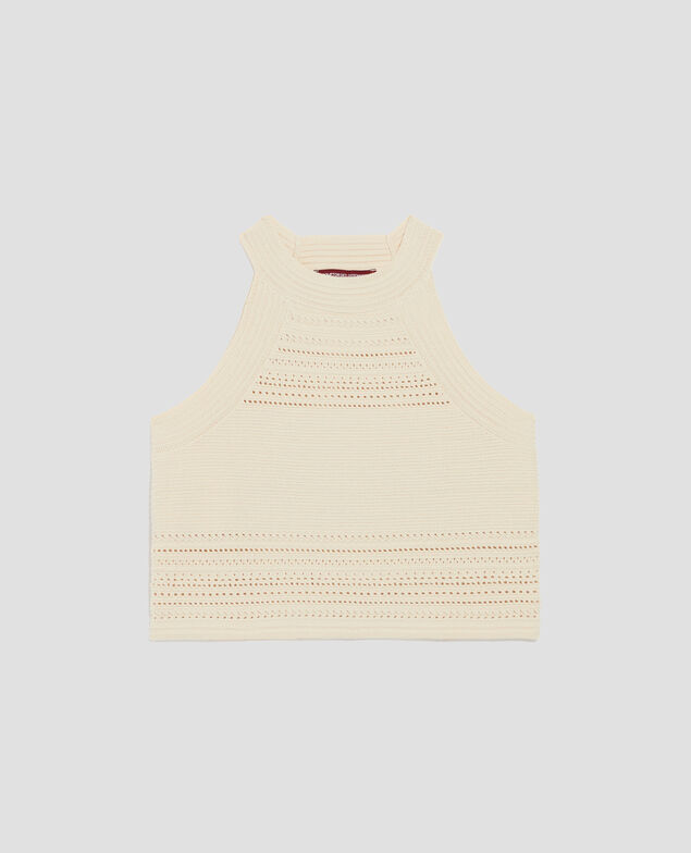Camiseta de crochet de algodón H304 albore