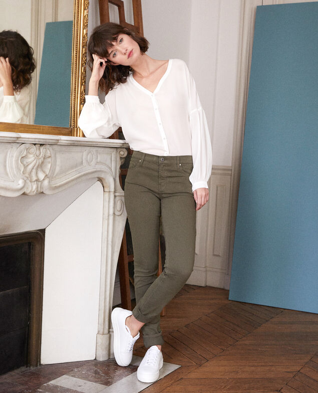 Jeans corte slim Olive night