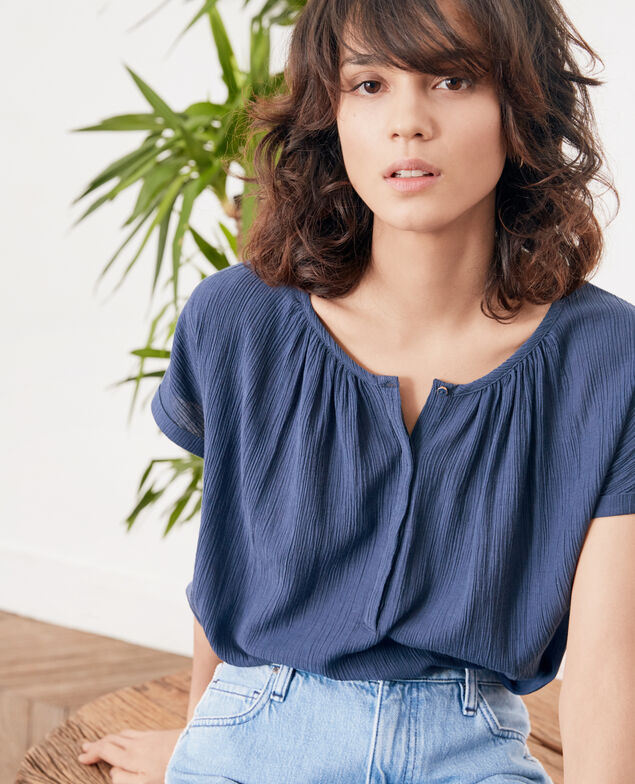 Camiseta de doble tejido Indigo