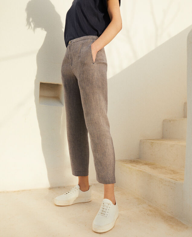 Pantalón corte carrot 4152 evening blue