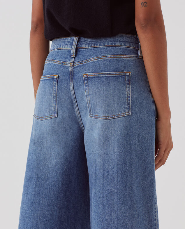JEANETTE - Jeans anchos H651 vintage wash