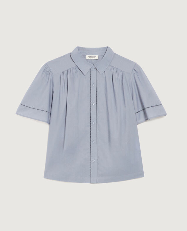 Camisa de gasa de algodón K040 tradewinds gray