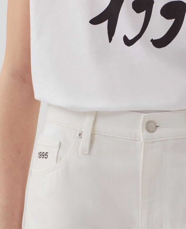 Jorts de algodón H003 white