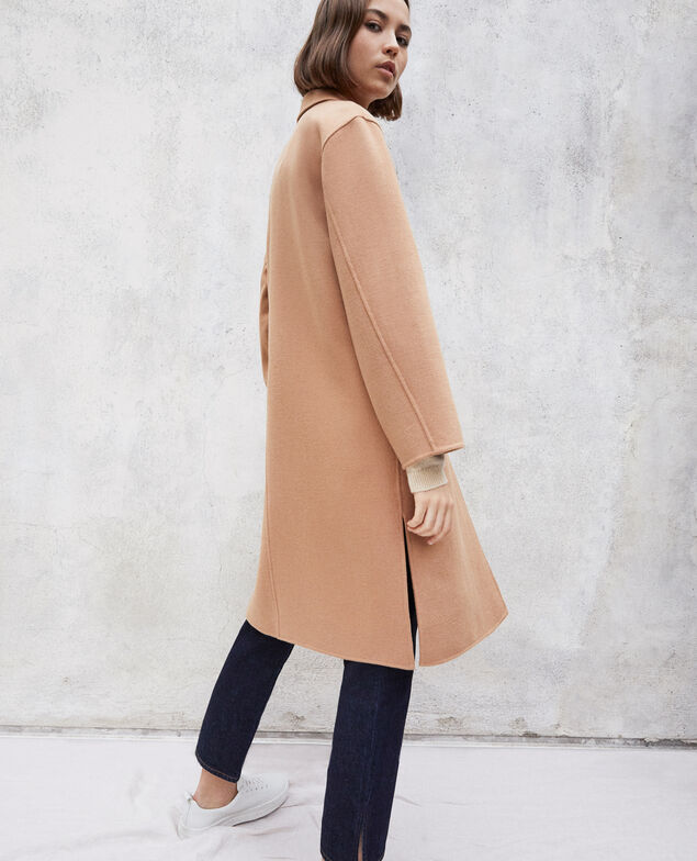 Abrigo de doble cara Caramel beige