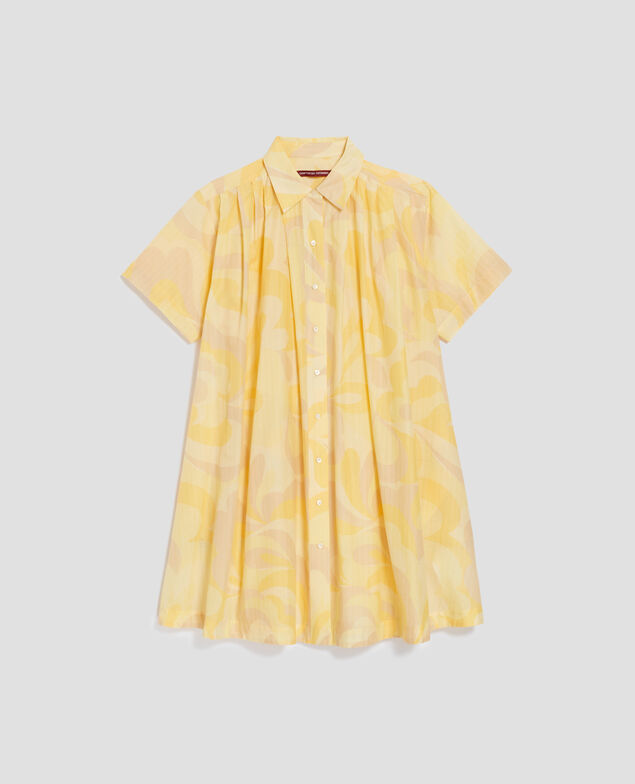 Vestido camisero H413 anemone yellow