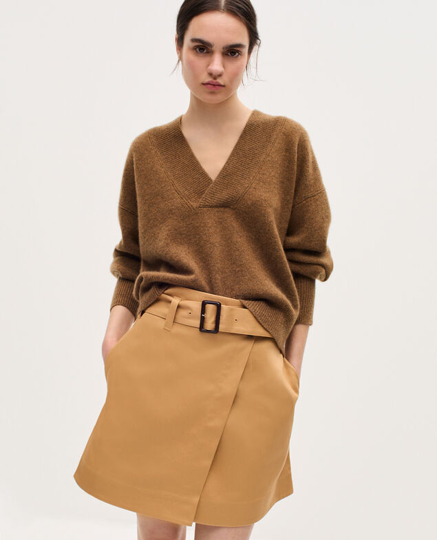 Falda corta cruzada K320 prairie sand