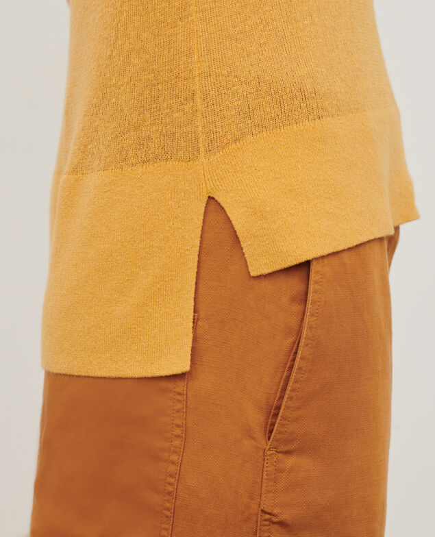 Top de manga corta 0460 ochre yellow