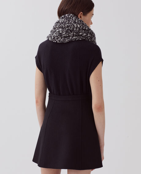 Falda corta de doble cara H091 black beauty